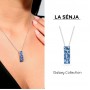 Колие с Кристали Сваровски/Swarovski Galaxy Sapphire